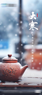 地产大寒节气海报-设计素材-shejisc.cn