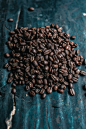 selective-focus photography of coffee beans