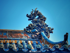 吻兽脊兽和鬼面瓦-花瓣网|陪你做生活的设计师 | 绿釉鸱吻螭吻鸱尾龙子吞脊兽