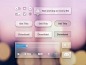 Transparent UI Kit -PSD-视觉中国下吧
