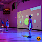 Lü is an interactive playground that uses lights, sounds and video to transform any gym into an engaging, immersive video game.