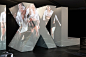 Ballets Jazz de Montréal / XL : Paprika designed Montreal's own BJM 40th anniversary exhibition. The imposing tall XL letters are used as a projection surface to show numerous BJM productions. The exhibition is held throughout the month of September in th