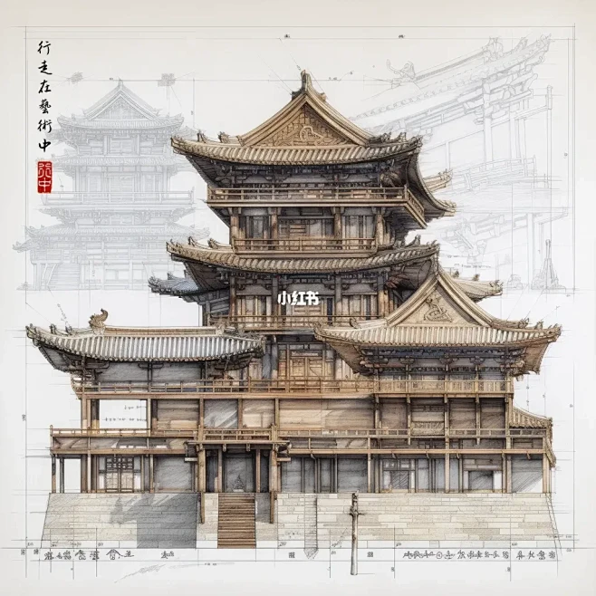 中国古建筑-榫卯结构-概念-花瓣网