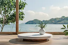 自然风光电商促销展示