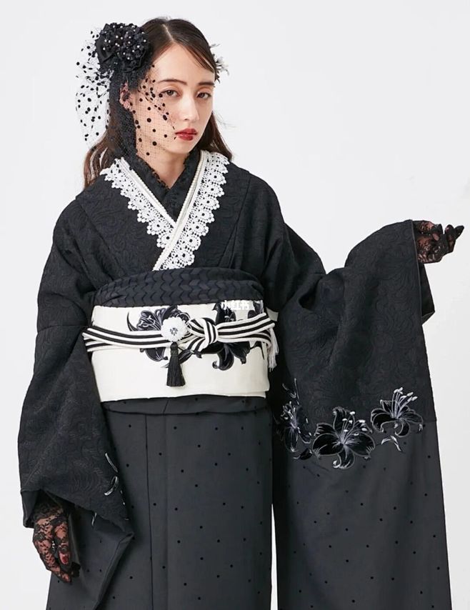 furifu黑振 : 纯色振袖也美美哒 ...