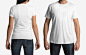 圆领T恤模板素材男女模特样机素材下载-Shirt Mockup Set
