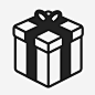 礼物蝴蝶结盒子图标_88ICON https://88icon.com 礼物 蝴蝶结 盒子 圣诞节 盖子 丝带 包装 一片圣诞
