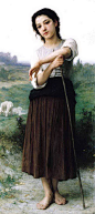 法国画家William Adolphe Bouguereau绘画艺术。