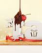 Taste : 3D illustration for the 2011 Taste of London festival. Produced for Form in London