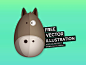 Donkey - Free vector illustration