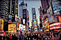 Times Square, New York by *PeterKruczek on deviantART