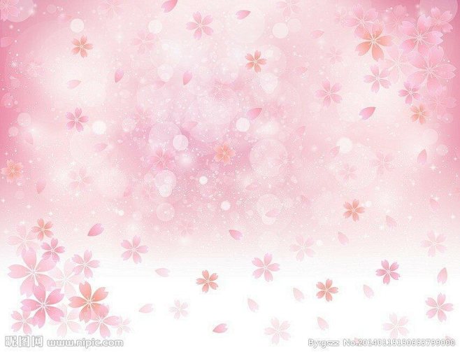 樱花字效素材