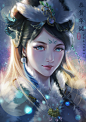 女性  厚涂  二次元  玄幻