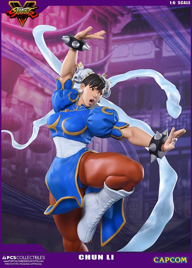 pcs街头霸王v春丽chunli增强攻击状态16雕像接单淘宝网