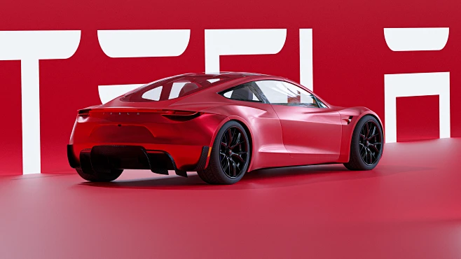 Tesla Roadster-花瓣网