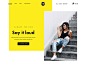 Fashion Web Design Inspiration 2017 – Muzli -Design Inspiration : by andrei dorin