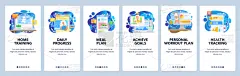 healthcare mobile app sport training diet and
