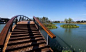水月周庄湿地景观桥
