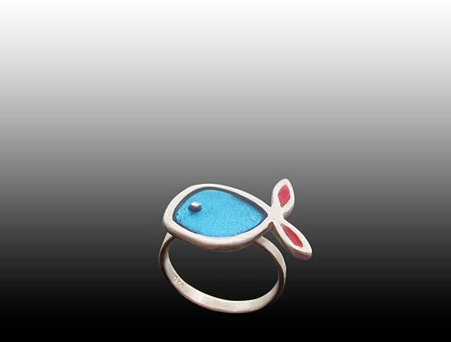 Fish ring - Handmade...