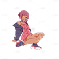人物插画少女漫画