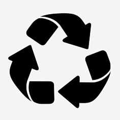 回收闭环环保图标