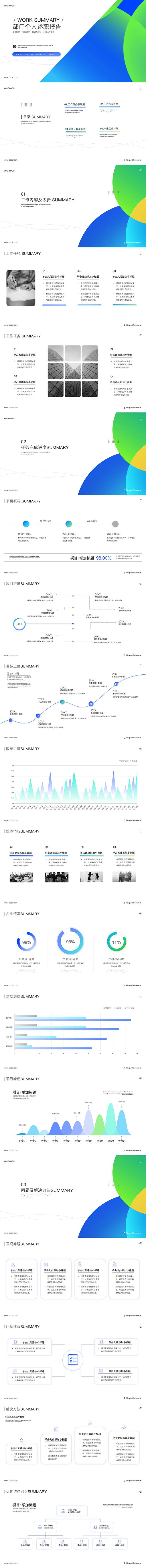 部门个人述职报告动态PPT_下载源文件请...