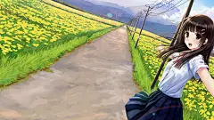 动漫美女性感唯美插画桌面壁纸
