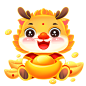 手绘插画卡通龙宝宝 (7)