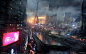MUTE | BERLIN 2052 , Paul Chadeisson : Matte painting & concept art made with the Senate VFX for Mute Duncan Jones's movie, 
thx to Eder de Souza and Marty Waters for introducing me on the project!
First painting had 3D base for the bridge by my frien