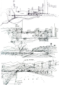 正如语言作为思维的工具会影响一个人的思考方式，采用手绘作为设计思考的工具，显然对于张唐景观也有深远的影响:初期的一些零散想法可以被快速的捕捉；平立剖的推敲有利于加深对尺度和空间关系的理解和把握；快速草图研究整个场所氛围，比较各种可能性；细节大样草图探讨材料工艺。手绘的手工属性可以帮助设计师静下心来，进入设计的内容里，仔细体会品味。