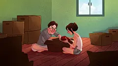 【审美练习 | 插画】Wedding Video by Wendy Tan SW #设计秀# 小编 @包大有趣 
来自马来西亚插画师 Wendy Tan SW 笔下的一组浪漫爱情故事。完整作品戳→O网页链接 ​​​​