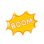 千库网_漫画BOOM爆炸气泡对话框_元素编号13362267