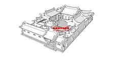 古建民居   城镇规划   新农村建设    模型  四合院  ---www.psdorjpg.com