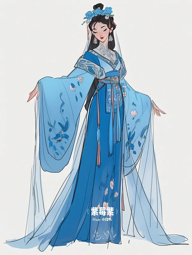 古风美人·修仙得道 | 汉元素古风古装造型-花瓣网