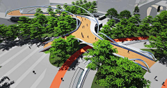 O三吉O采集到Detail-3景观桥梁