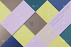 抽象、 多彩的背景与三角形和方形框架。向量几何，时尚壁纸模板。材料设计背景。折纸样式、 矢量、 名片