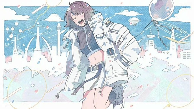 插画师純頃 portfolio绘画作品