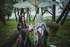 剑网三 万花 双花 BL 内销_璇羽_傲娇的羊PP_剑侠情缘网络版3圈Cosplay_网易GACHA二次元社区 #动漫# #同人# #Cos# #壁纸#