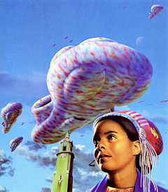 食梦小妖采集到克里斯.摩尔幻想插画集