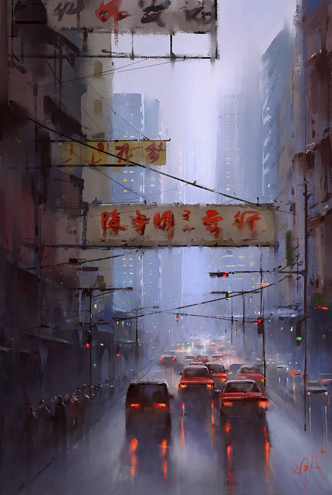 场景  伊凡的小红花/绘