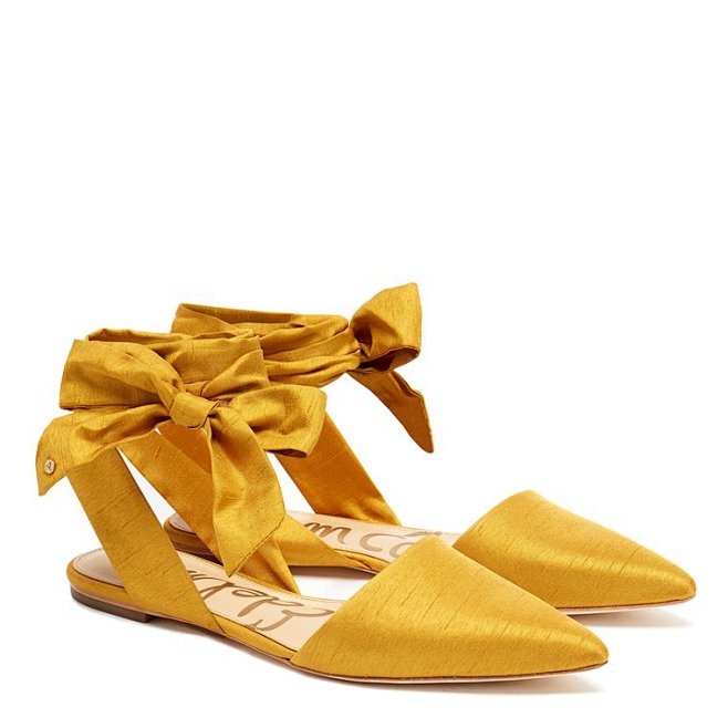 Brandie Yellow Satin...