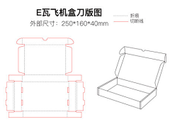 有点儿咸啊采集到包装盒刀模图