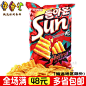 韩国进口好丽友sun太阳玉米片80g袋装波浪薯片膨化休闲小零食品-淘宝网