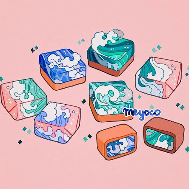 Saltwater sweets meyo 的Instagram主页(@meyoco)图片_设计插画图片素材-花瓣网