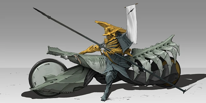 Skeleton Rider-花瓣网