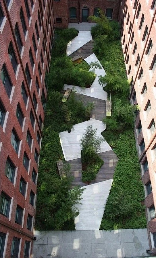 一大波超美的中庭 天井景观设计