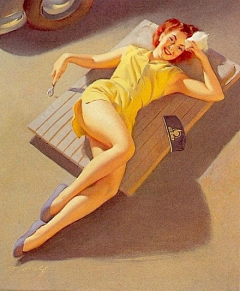 腹肌豆采集到Gil Elvgren