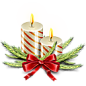 圣诞节的蜡烛 iconpng.com