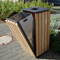 Urbanis Quadrat Timber Litter Bin                                                                                                                                                                                 More: