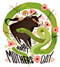 Just something cute for Mother’s Day~ My mom is the Year of the Dog and a Taurus!